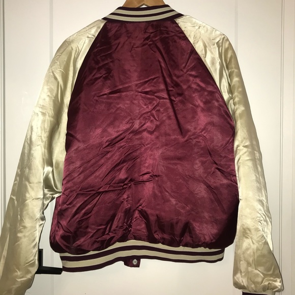 Vintage 80’s Michigan Panthers Swingster Satin Bomber Jacket - Picture 4 of 4